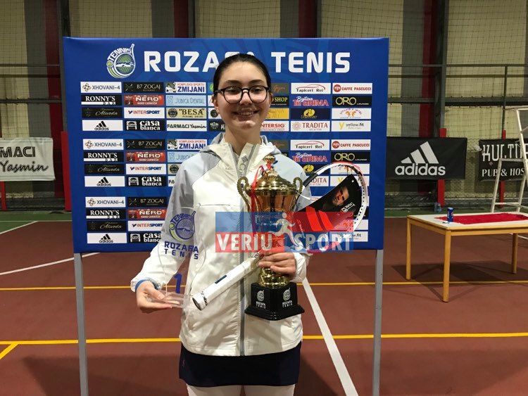 “Rozafa Tennis Cup”, Turneu model për nga organizimi, fituese 14 vjeçarja e talentuar Gresi Bajri