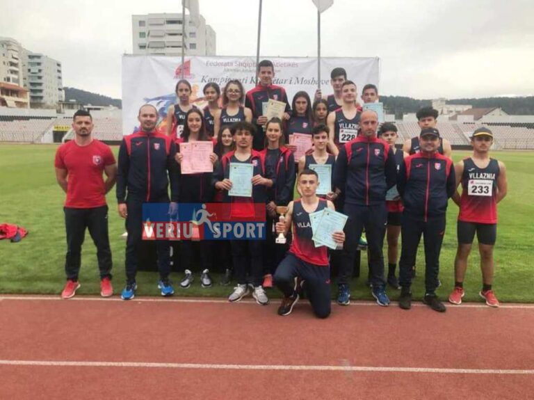Atletikë-K.Kombëtar U-18/Vllaznia, kampione për meshkuj dhe nënkampione për femra