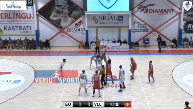 Basketboll-Kupa e Shqipërisë/Kryesojnë gjithë ndeshjen, në 2 minutat e fundit kuqeblutë “dorëzojnë” avantazhin prej 8 pikësh dhe eleminohen nga Kupa (Teuta-Vllaznia 104-100)