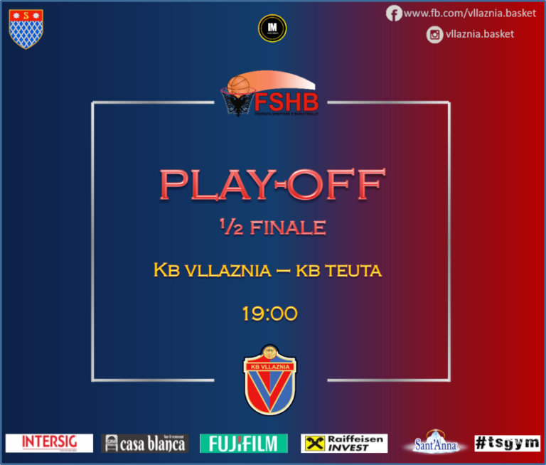 Basketboll Meshkuj-Seanca e fundit stervitore e Vllaznisë në pragndeshjen e dytë gjysëmfinale Play-Off ndaj Teutës. Kuqeblutë e Afrim Bilalit, gati për të mundur durrsakët. (E shtunë ora 19.00 në “Qazim Dervishi”)