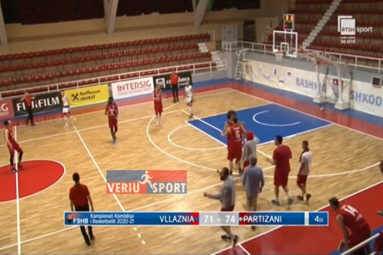 Basketboll Meshkuj-Superliga/Vllazni me luhatje, mundet në shtëpi nga Partizani 71-74