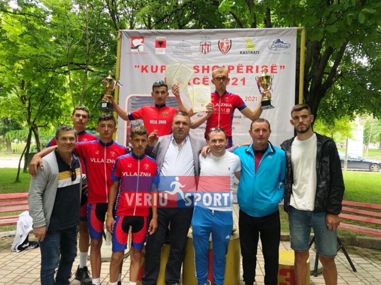 (Video) Çiklizëm-Vllaznia shkëlqeu në Kupën e Shqipërisë me fitimin e 4 medaljeve, flet trajneri kuqeblu, Leonard Kola