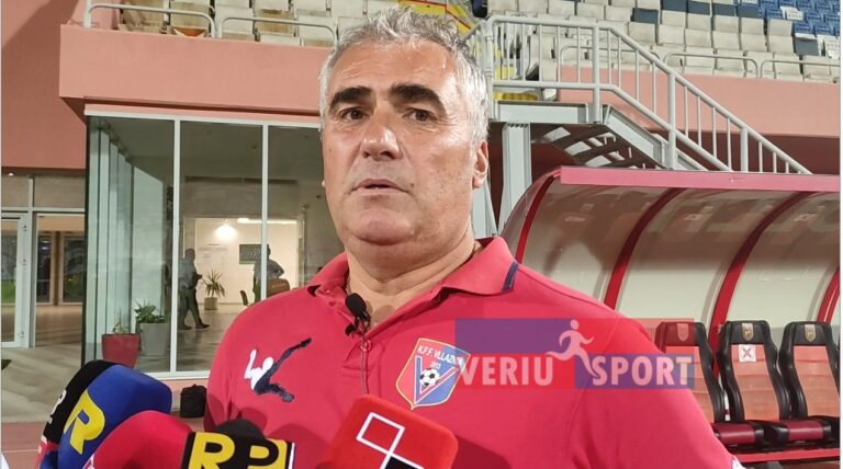 (Video) Trajneri kuqeblu, Nikolin Leka, flet pas ndeshjes Vllaznia-Laçi 8-0(Superliga Futboll Femra-9 tetor 2022)