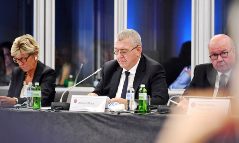 Presidenti Duka në Moldavi, Komiteti i Ekzekutiv i UEFA-s mbështet propozimin e bërë nga Kongresi i FIFA-s për zhvillimin e Botërorit çdo dy vjet,