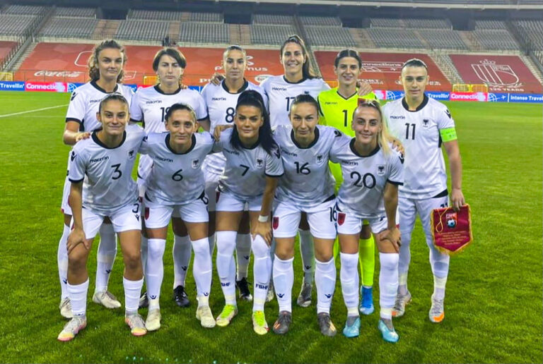 Futboll Femra/ Kualifikueset e Botërorit “Australi – Zelandë e Re 2023”, Belgjikë-Shqipëri 7 me 0