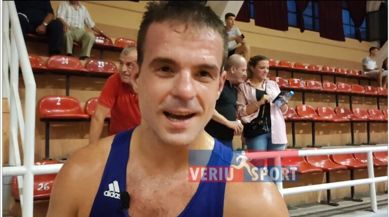 (Video) Boks-Emocionet e kampionit të Vllaznisë, Kristian Demaj, pas fitores në ditën e parë të Kampionatit Kombëtar(Shkodër 16-18 shtator 2021)