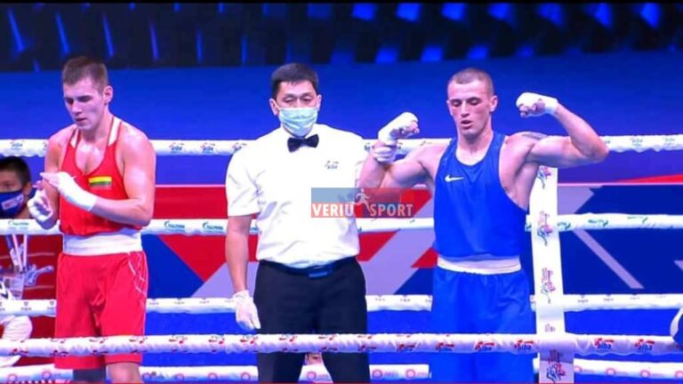 Botërori i Boksit “Beograd 2021”-Shkëlqen Alban Beqiri, fiton edhe ndeshjen e dytë, hapet rruga drejt zonës së medaljes