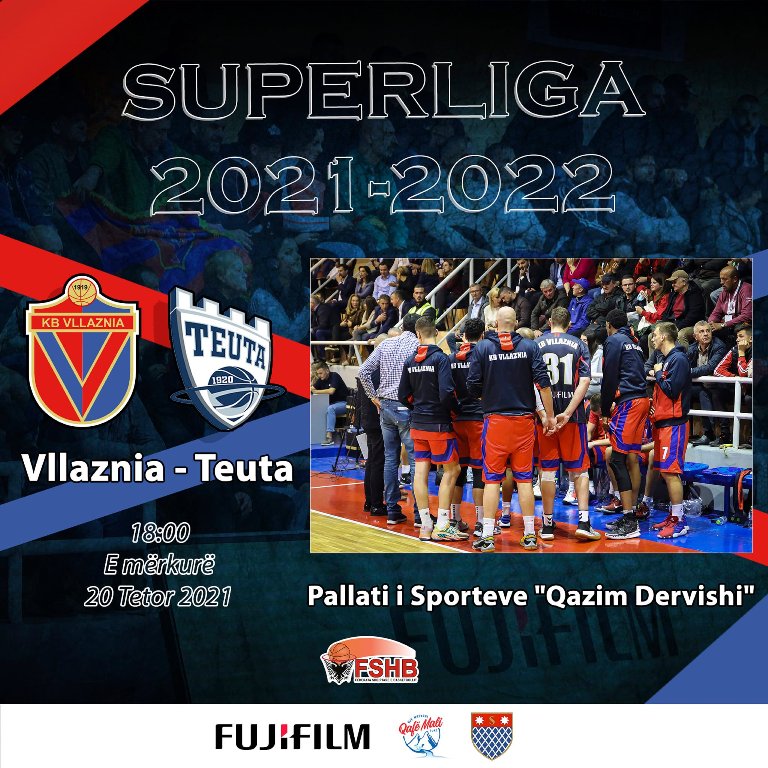 Rikthehet Superliga e Basketbollit meshkuj/Kryendeshja e javës së dytë, Vllaznia-Teuta, sot, ora 18.00 në “Qazim Dervishi”