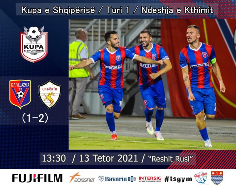 Kupa e Shqipërisë/Vllaznia-Labëria, të mërkurën, ora 13.30 në “Reshit Rusi”. Ndeshja e kthimit e turit të parë(Labëria-Vllaznia 2:1)