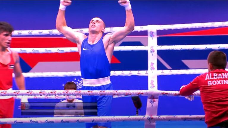 Botërori i Boksit-“Beograd 2021”/ Historike për boksin shqiptar! Alban Beqiri dhuron spektakël, mund jordanezin Zejad Eashash dhe kualifikohet në gjysëmfinale