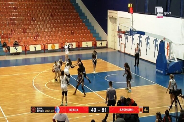 Basketboll Femra-Liga Unike/Prizrenaset e Bashkimit mundin thellësisht Tiranën në transfertë 49-81