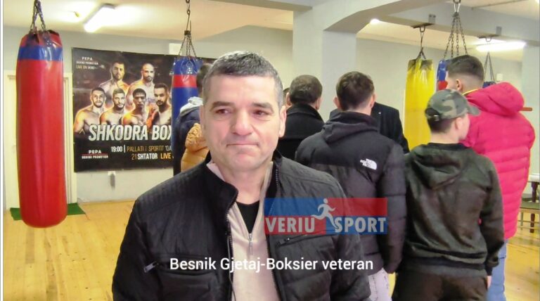 (Video) Flet Besnik Gjetaj, i pari boksier shqiptar që zhvilloi ndeshje në ringun profesionist