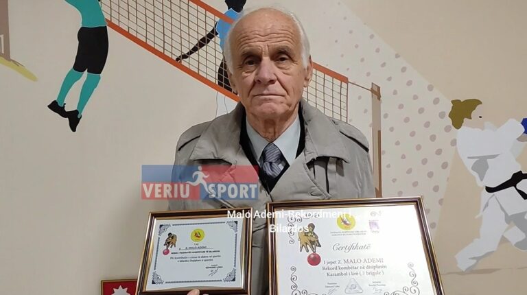 (Video) Flet Malo Ademi, bilardisti kampion nga Shkodra, rekordmen i Shqipërisë me 7 brigola në një ndeshje