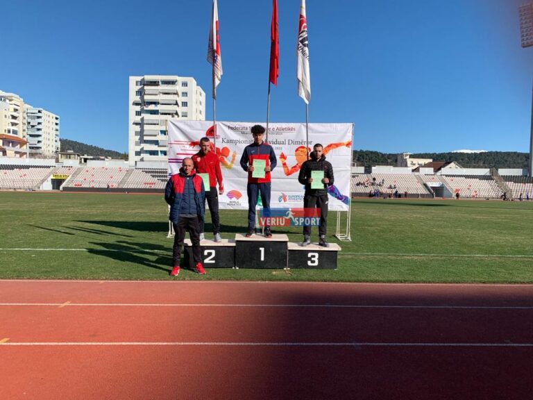 Vllaznia më e mira e Kampionatit Dimëror të Atletikës: 12 medalje individuale, dhe Franko Burraj sportisti më i mirë i aktivitetit