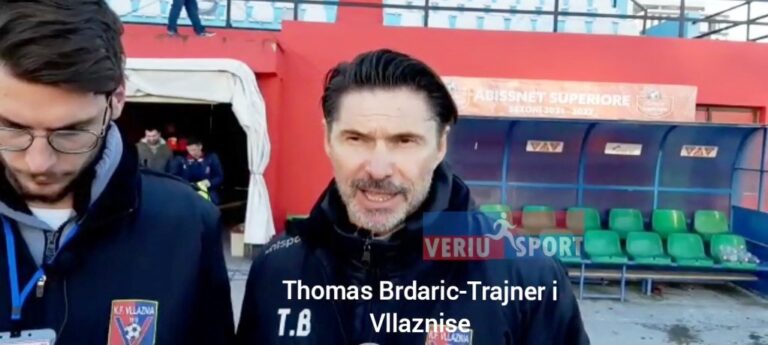 (Video) Prononcimi trajnerit Thomas Brdariç, pas ndeshjes Kastrioti-Vllaznia (Superiore-Java e 18-të 0-1)