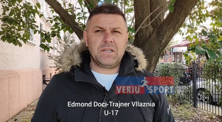 (Video) Trajneri Edmond Doçi, flet për suksesin e kalimit të Vllaznisë U-17 në finalen e Kupës së Shqipërisë