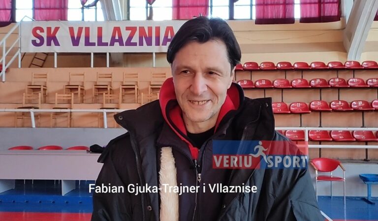 (Video) Trajneri nga Kosova Fabian Gjuka, flet për emocionet dhe objektivat si trajner i Vllaznisë në basketboll meshkuj