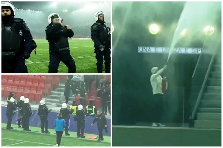 Incidenti me tifozët në “Air Albania”-klasikja Tirana-Vllaznia, 0-0