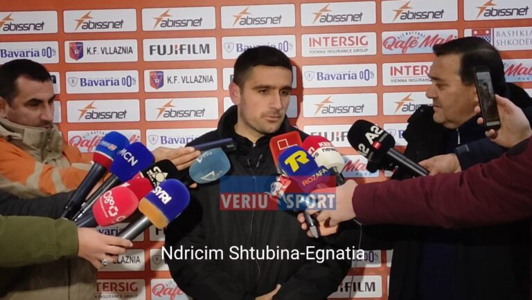 (Video) Shkodrani i Egnatias, Ndriçim Shtubina, flet pas ndeshjes, Vllaznia-Egnatia 1-1