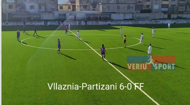(Video) Vllaznia e femrave shpartallon Partizanin 6-0 dhe shkon në finalen e Kupës së Shqipërisë
