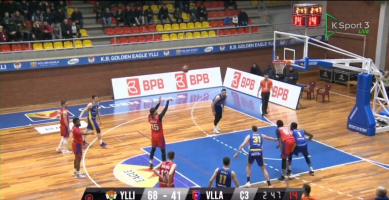 Liga Unike e Basketbollit Meshkuj, Golden Eagle Ylli-Vllaznia 86:67