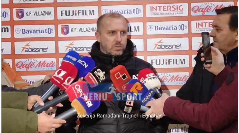 (Video) Trajneri i Egnatias, Zekeria Ramadani, flet pas ndeshjes, Vllaznia-Egnatia 1-1