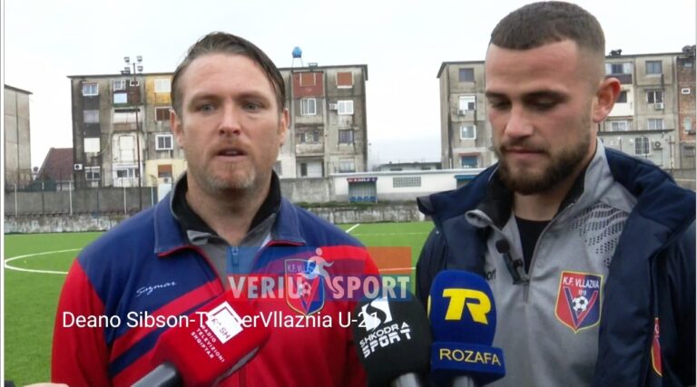 (Video) Trajneri i Vllaznisë U21, Deano Sibson, flet pas fitores ndaj Teutës U21, 3-1