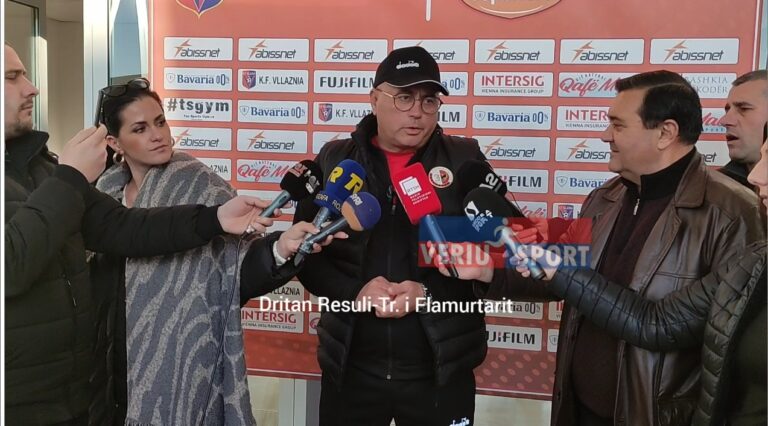 (Video) Trajneri vlonjat Dritan Resuli Brdariç, flet pas ndeshjes, Vllaznia-Flamurtari 1:0(Kupa e Shqipërisë)