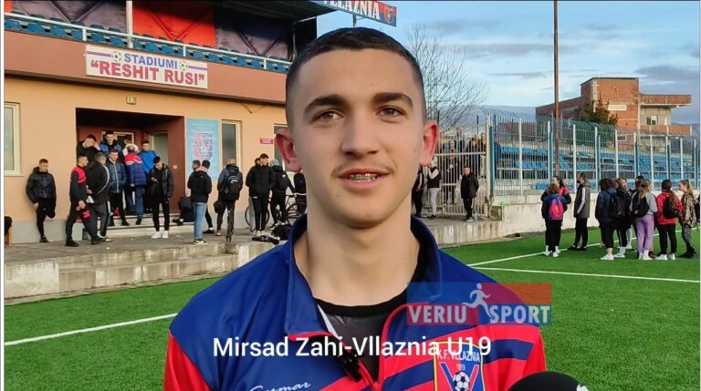 (Video) Shënoi golin e fitores ndaj Partizanit, shkodrani Mirsad Zahi, flet pas ndeshjes Vllaznia U19-Partizani U19 3:2