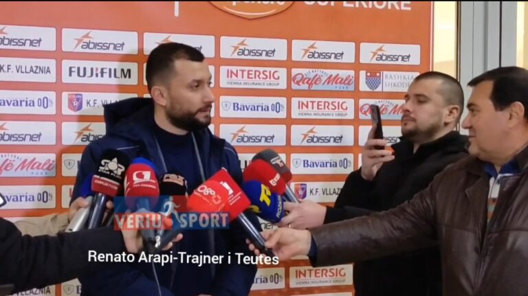 (Video) Trajneri durrsak, Renato Arapi, flet ndeshjes(Vllaznia-Teuta 4-2 Superiore, Java e 20-të)