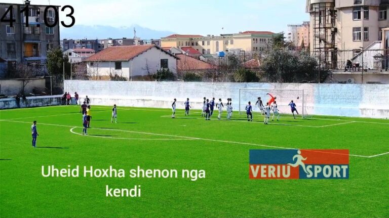 (Video) Surprizon Uheid Hoxha-i shënon Laçit U-21 direkt nga goditja e këndit duke i dhënë fitoren Vllaznisë U-21