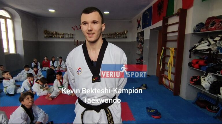 (Video) Kevin Bekteshi, taekwondisti kampion i Vllaznisë që synon medaljet botërore