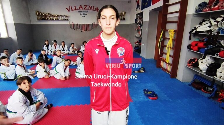 (Video) Selma Uruçi, vajza e gazetarit sportiv Admir Uruçi, kampione e Vllaznisë në Taekwondo