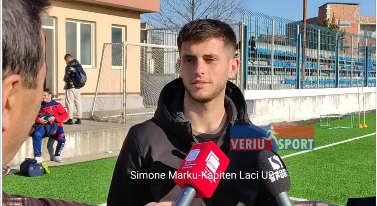 (Video) Simone Marku-Kapiteni i Laçit U-21, flet pas ndeshjes Vllaznia U21-Laçi U21(1-0)