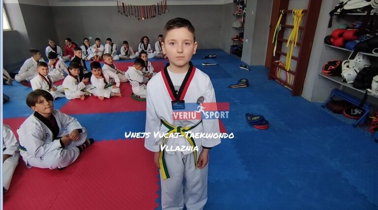 (Video) Unejs Vuçaj, kampioni 8 vjeçar i Vllaznisë në Taekwondo që po stervitet nga trajneri Elion Puka
