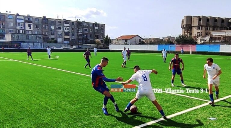 (Video) Superliga U-21 / Vllaznia, mund Teutën 3-1. Shënojnë Muliu, Smajli dhe Pishinxa