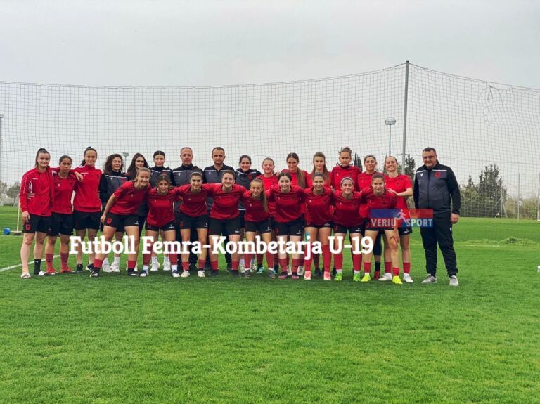 Futboll Femra/Kombëtarja U-19mbyll përgatitjet, gati për Turqinë