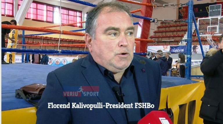 (Video) Presidenti i FSHBo, Florend Kalivopulli, flet për Turneun Ndërkombëtar të Boksit, “Memorial Vllaznia 2022”