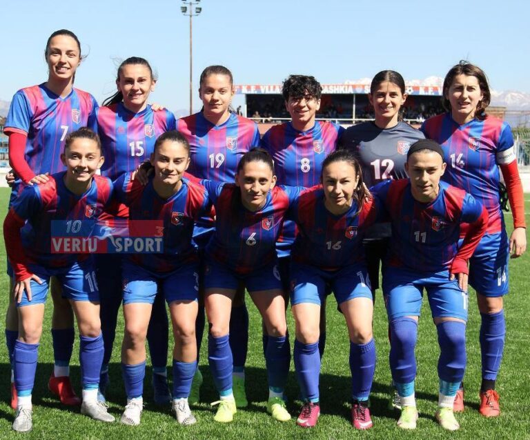 Futboll Femra-Vllaznia shkatërron Kinostudion 0-13 në transfertë dhe siguron titullin e 9-të kampion. 9 gola për Megi Doçin në këtë ndeshje