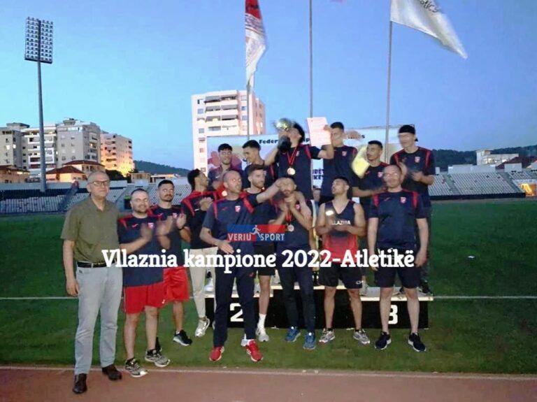 (Video) Atletikë-Vllaznia, sukses i dyfishtë. Kampione për herë të 14-të si ekip. Franko Burraj, rekord kombëtar dhe sportisti më i mirë i aktivitetit