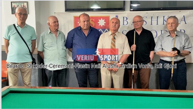 (Video) Bilardo-Inaugurimi i sallës së re në Shkodër-Flasin Nail Alushi, Ardian Vorfa dhe Edi Gjoni