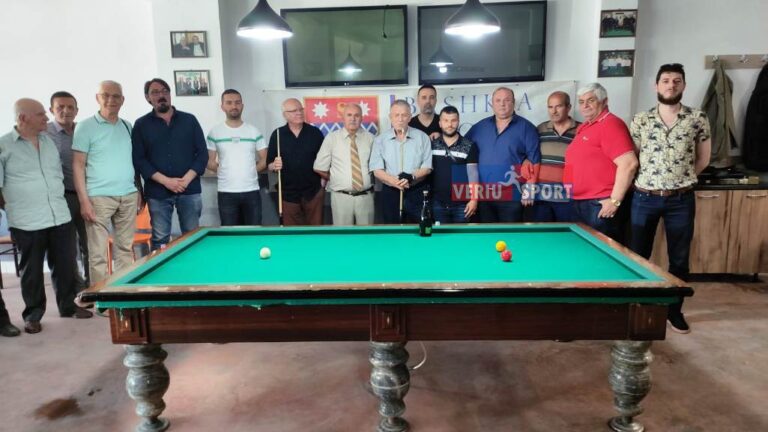(Video) Inaugurohet salla e re e bilardos “Vllaznia”. Bilardisti shkodran, Xhevat Sokoli, bëhet fitues i  Turneut Kombëtar