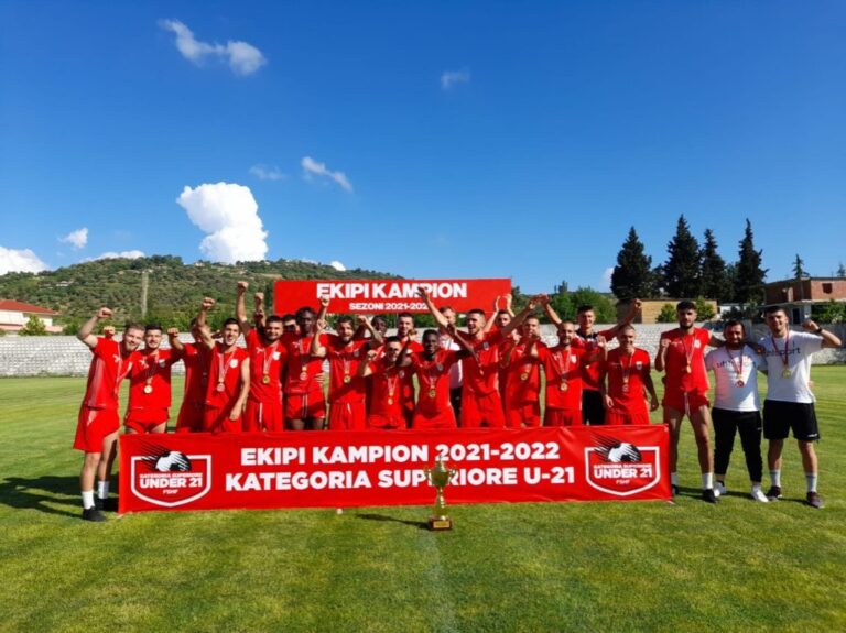 Bylis U-21 shpallet kampion i edicionit 2021-2022 të Kategorisë Superiore U-21
