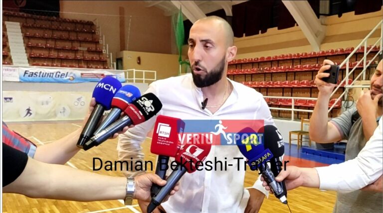 (Video) Trajneri i Vllaznisë, Damian Bekteshi, flet pas fitores me Teutën, 90-71(Finalja e dytë-Play Off)