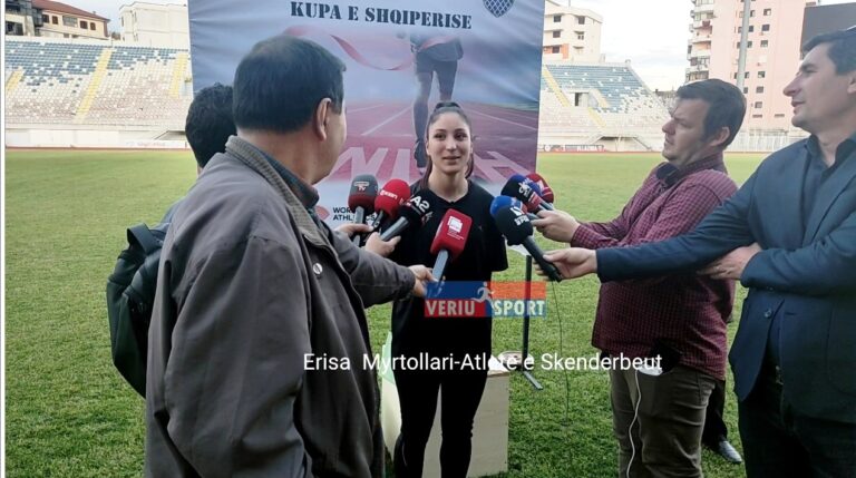 (Video) Flet atletja e Skënderbeut, Erisa Myrtollari, rekordmene e vrapimit 100 metra për të reja-Kupa e Shqipërisë-Shkodër 10 maj 2022