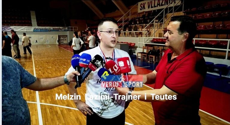 (Video) Trajneri i Teutës, Melzin Lazimi, flet pas fitimit të titullit kampion(Vllaznia-Teuta 53-68 Superliga basket meshkuj)