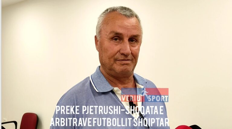 (Video) Prek Pjetrushi, Shoqata e Arbitrave të Futbollit Shqiptar, flet pas zgjedhjes së Dritan Salajt,  Kryetar i Kolegjumit të Arbitrave të Futbollit Shkodër