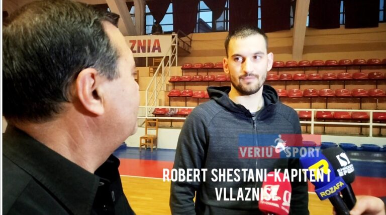 (Video) Kapiteni kuqeblu Robert Shestani, flet pas fitores ndaj Tiranës 71-69(Vllaznia kualifikohet në finale)