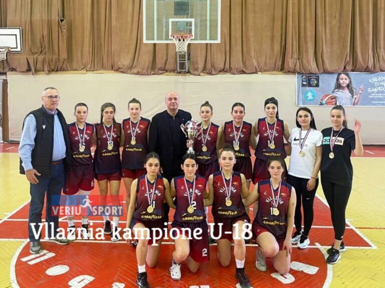 Vllaznia kampione në basketboll për të reja. Titulli i dytë radhazi për trajneren Medina Mustafa