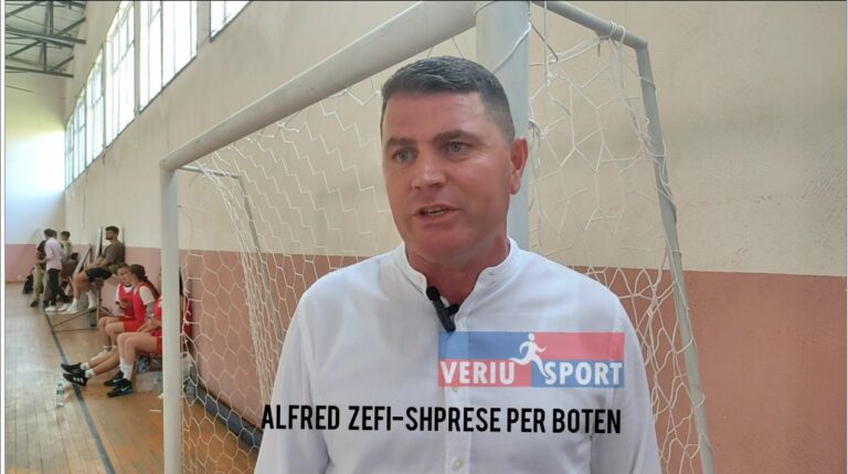 (Video) Alfred Zefi, kordinator i Fondacionit “Shpresë për Botën”, flet për miqësoren e basketbollit, Un. i Shkodrës, “Luigj Gurakuqi”-Kombëtarja Afgane(48-57)